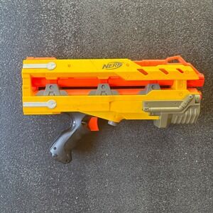 Nerf N Strike Barricade RV 10 Yellow Orange Toy Blaster Gun‎ Kids